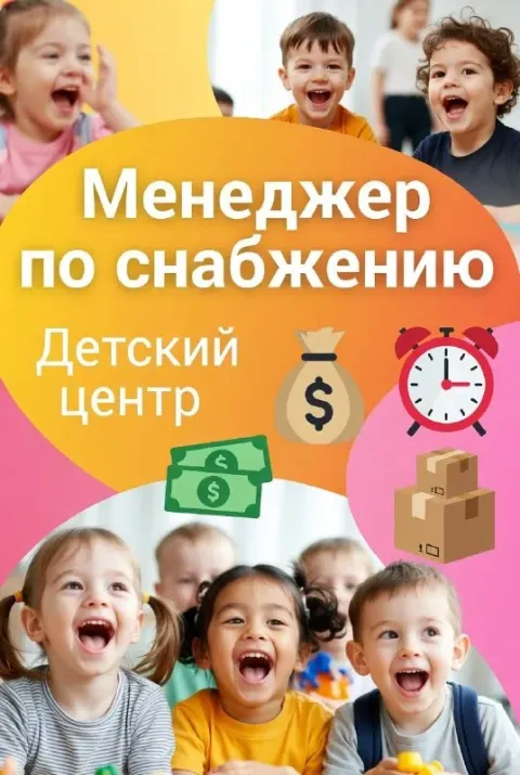 🔥 менеджер по снабжению в детский развлекательный центр чем предстоит заниматься: ✅ оформление и кон... - фотография
