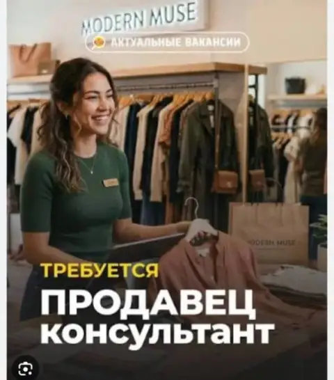 ‼️Требуется продавец-консультант ‼️

▪️В магазин мужской одежды
▪️Выход 1500 р +10% с продаж
▪️Магаз... - фотография