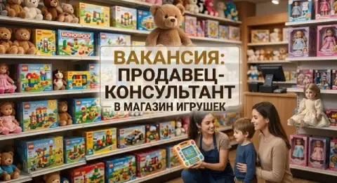 🎈🐯 В магазин детских игрушек  требуется продавец-консультант!🎈🐯

📍 Локация: ул. 50 лет ссср, 75а
🗓 Г... - фотография