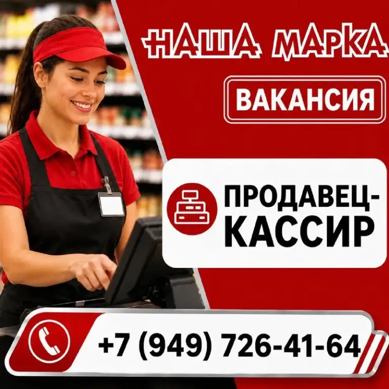 В магазин сети «наша марка» требуется сотрудник.
📌 Открыта вакансия:
— Продавец-кассир
График работы: 3/3
Заработная плата: 40 000 ₽
✅ Официальное трудоустройство
✅ Стабильная заработная плата
✅ Сменный график работы
✅ Дружный коллектив
📞 Телефон для связи:
+79497264164
(Будние дни с 08:00 до 16:30)
Электронная почта для резюме: ok@mmk-1.ru - фотография - 1